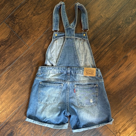 Levi’s blue jeans shortall kids 10r (D1) - Picture 4 of 6